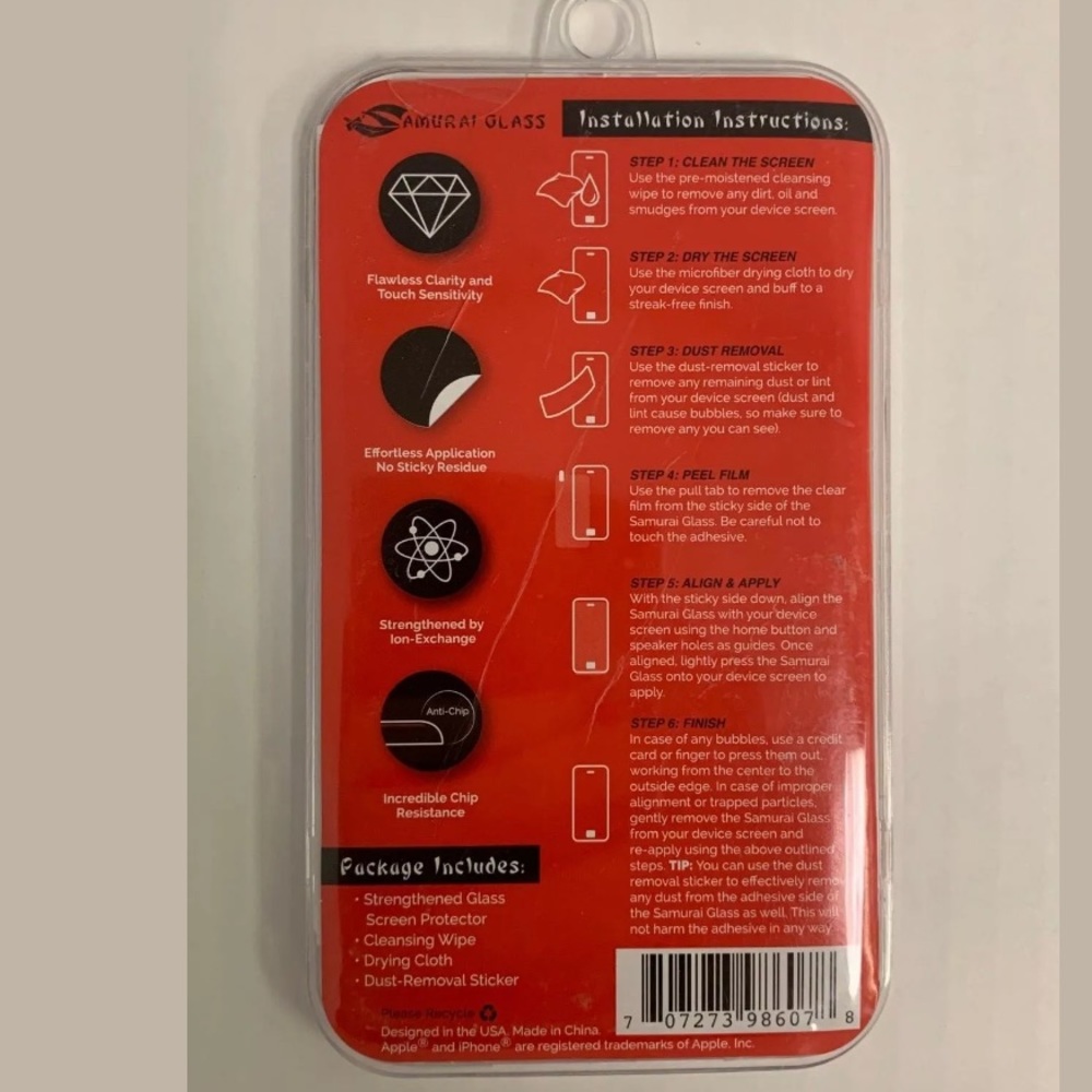 iPhone 8Plus/7Plus/6Plus/6sPlus glass protector - Picture 2 of 5